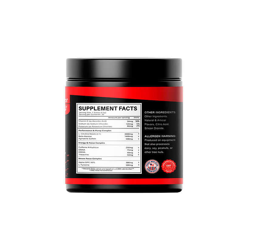 TRAIN PRE-WORKOUT 195G