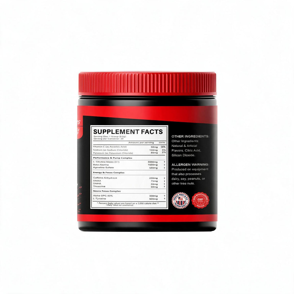 TRAIN PRE-WORKOUT 195G